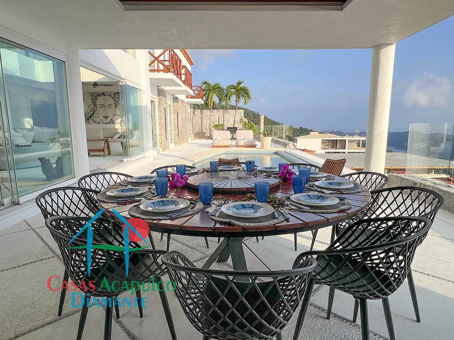 Brisas del Marqués Palmetto 9 Villa Frida - Terraza y alberca 2